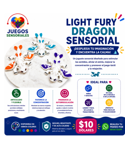 Light Fury Dragon Sensorial