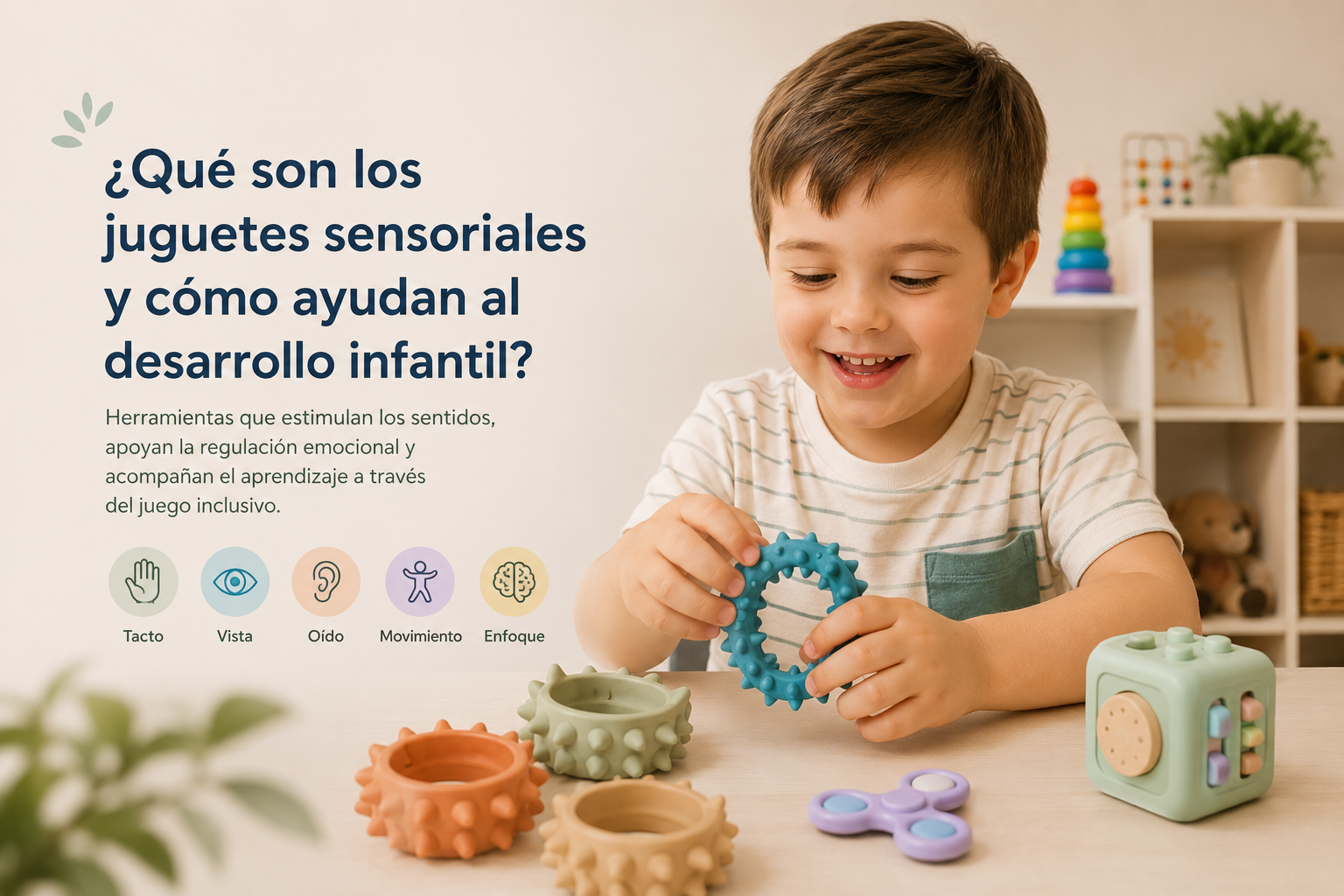 Los juguetes sensoriales se han convertido en herramientas fundamentales para apoyar el desarrollo emocional, cognitivo y conductual de muchos niños.
