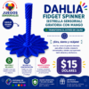 Dahlia Fidget Sensory Flower Spinner
