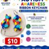 Autism Awareness Ribbon Keychain