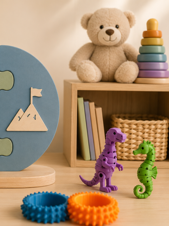 Cada producto busca ofrecer una experiencia divertida mientras ayuda a estimular habilidades importantes para el crecimiento infantil.