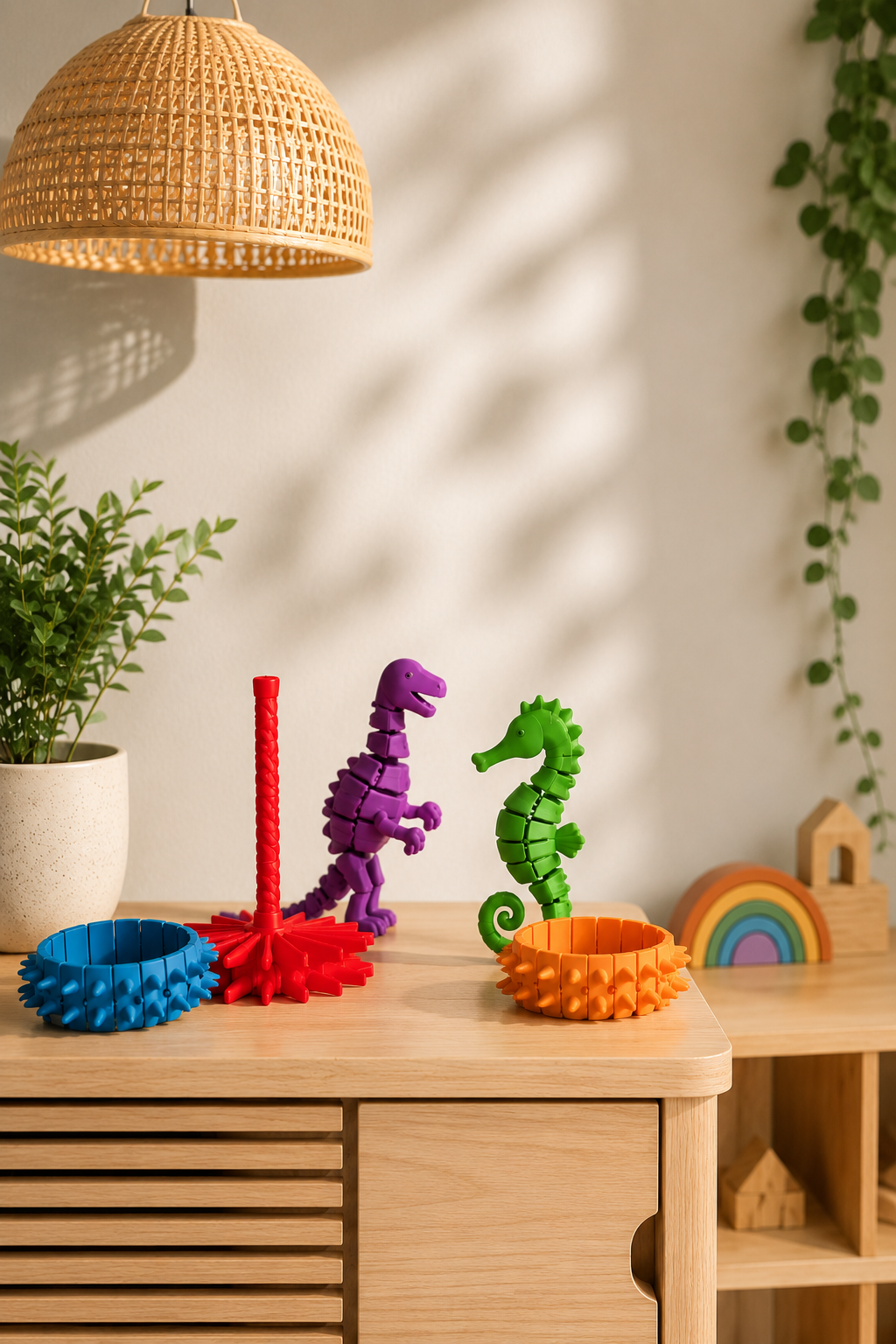 En Inclusive Play Toys desarrollamos juguetes sensoriales pensados para estimular la creatividad