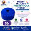 Twisty Textured Hockey Puck Fidget