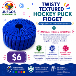 Twisty Textured Hockey Puck Fidget