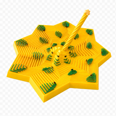 Sensory Octagon Star Fidget with Handle (Estrella Sensorial)