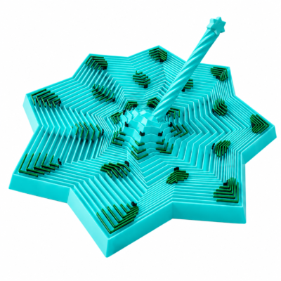 Sensory Octagon Star Fidget with Handle (Estrella Sensorial)
