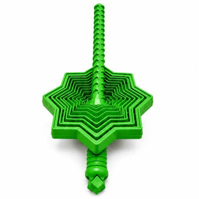 Sensory Star Spinner (Estrella Giradora Sensorial)