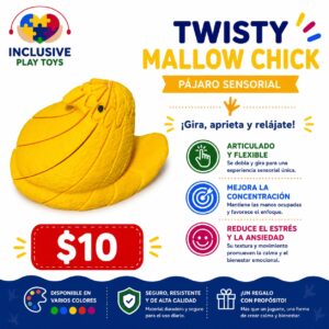 Twisty Mallow Chick (Pájaro Sensorial)