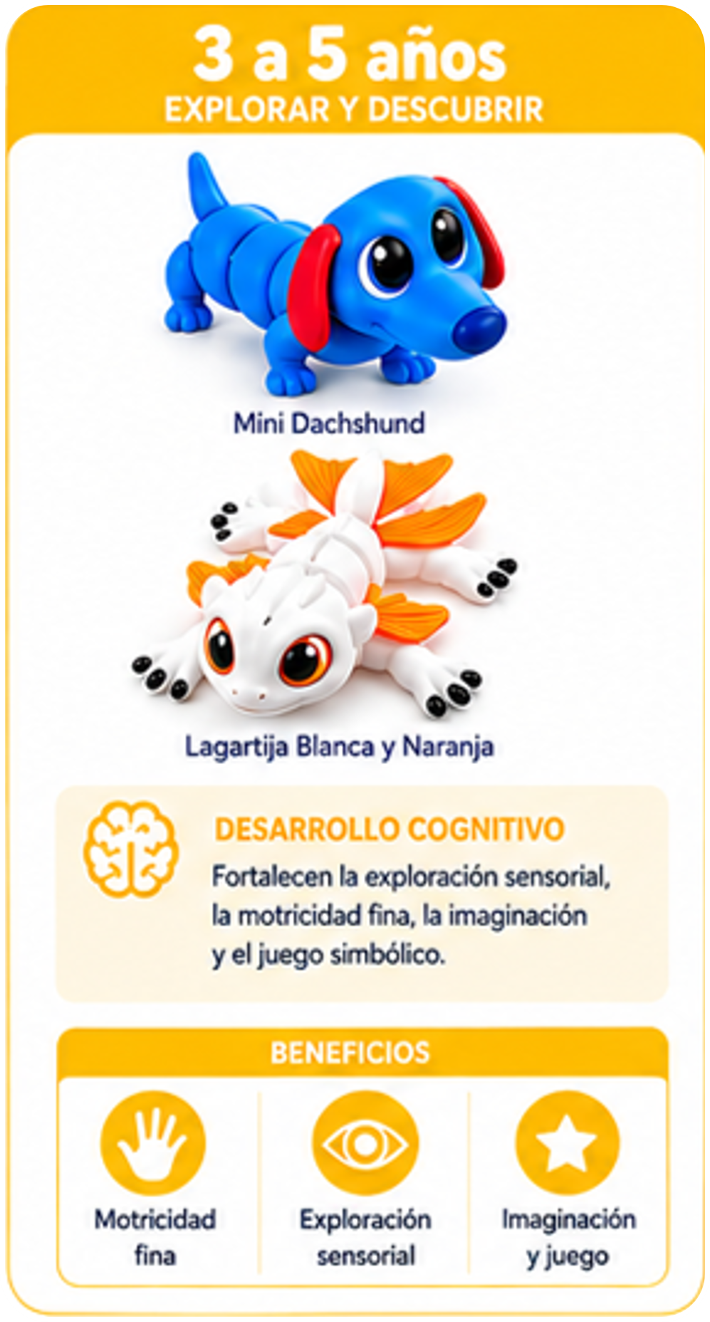 Juguetes para 3 años